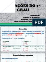 Equações Do Primeiro Grau - 01!06!23 - A