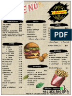 Menu Villaburguer