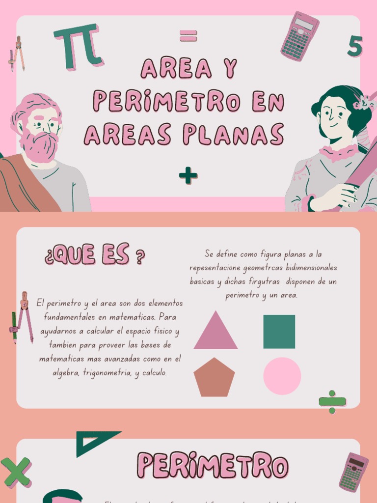 Área y Perímetro de Figuras Planas | PDF | Geometría Elemental ...