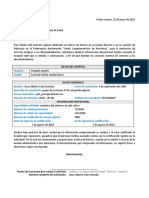 03 Formato Actualización Personal Médico en Hospital Sede