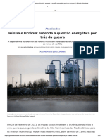 Rússia e Ucrânia - Entenda A Questão Energética Por Trás Da Guerra - Guia Do Estudante