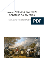 Independência Das Treze Colônias Da América: Expansão Territorial Dos Eua