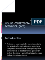 Ley de Competencia Económica (LCE)