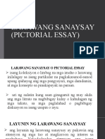 Larawang Sanaysay Pictorial Essay