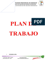 Plan de Trabajo Enero 2023