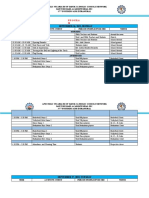 Intram Schedule Final