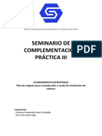 Planeamiento Estrategico-Seminario de Complementacion Practica III.