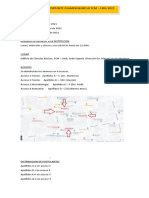 Aviso Examen Ingreso FCM 2021