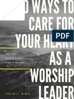 10 Ways A Worship Leader Can Care