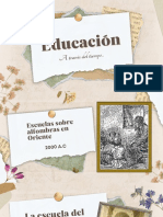 Linea Histórica de La Evolución Educativa