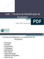 Aula 5 - Tecnicas para Identificação de Requisitos