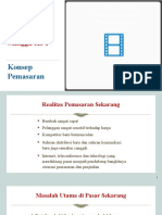 Konsep Manajemen Pemasaran