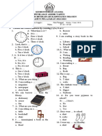 Soal B Inggris Kelas 2