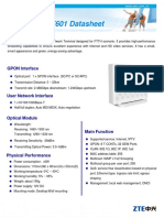 42 Zte ZXHN f601 Pon Ont Datasheet