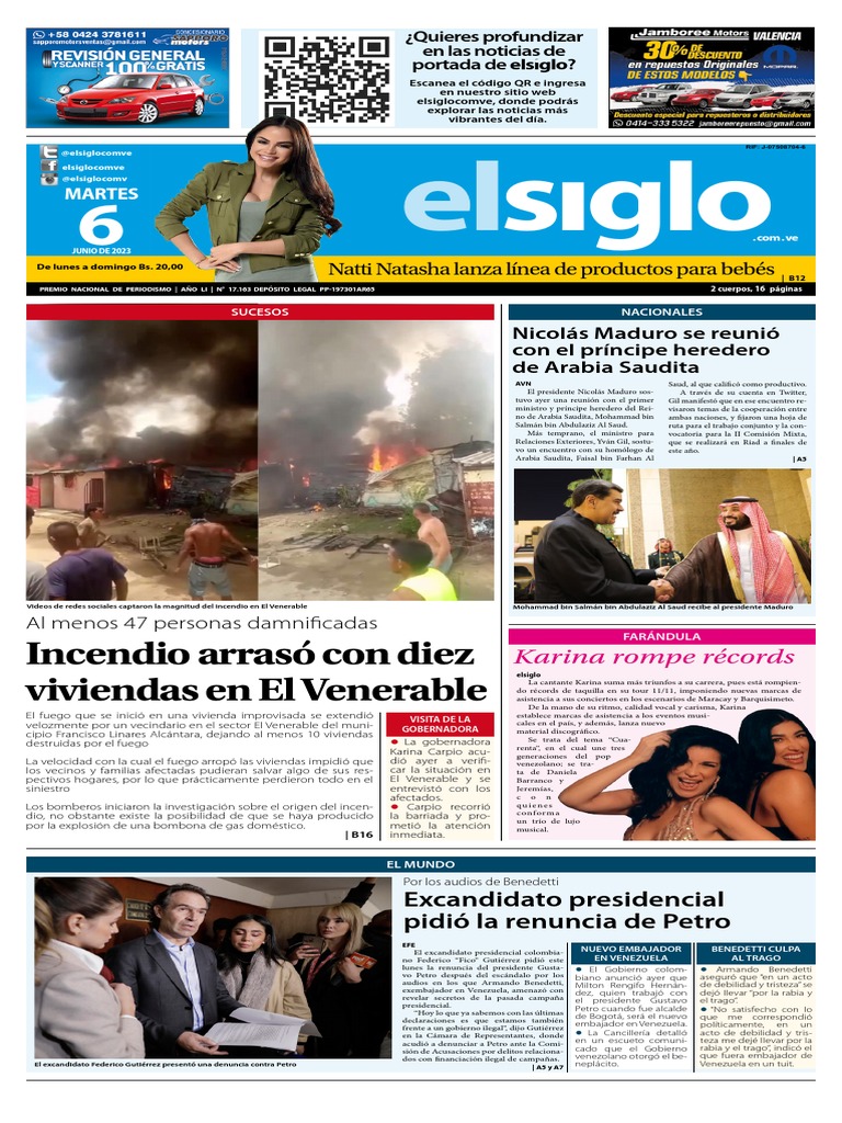 Noticias de Venezuela y el Mundo | PDF | Amor | Oración