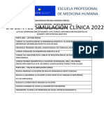 Práctica 4 - SEMANA 9 - 2023 Práctica Simulación Clínica - Semiología Médica - CASO CLÍNICO HDA - GUIA ESTUDIANTE