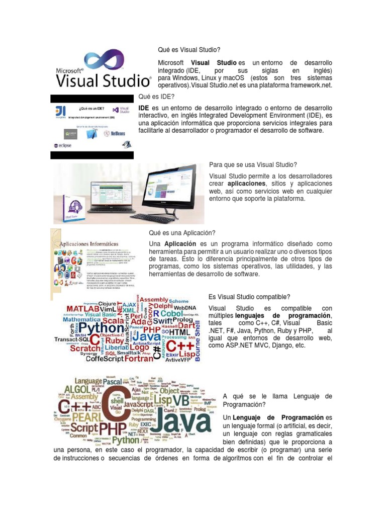 Visual Introduccion | PDF | Entorno de desarrollo integrado ...