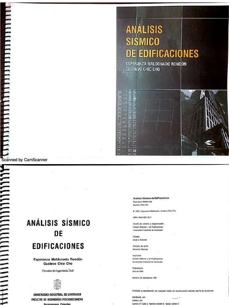 Pdf Analisis Sismico De Edificaciones Esperanza Maldonado Rondon
