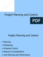 Project Planning and Control 495