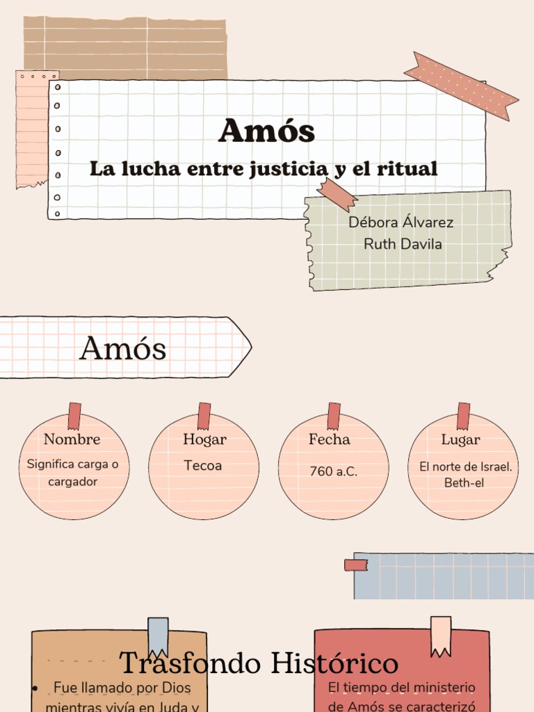 Amós La Lucha Entre La Justicia y El Ritual | PDF | Contenido bíblico