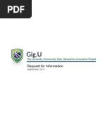 Download Gig-U RFI September 2011 by Glen Echo SN65095531 doc pdf