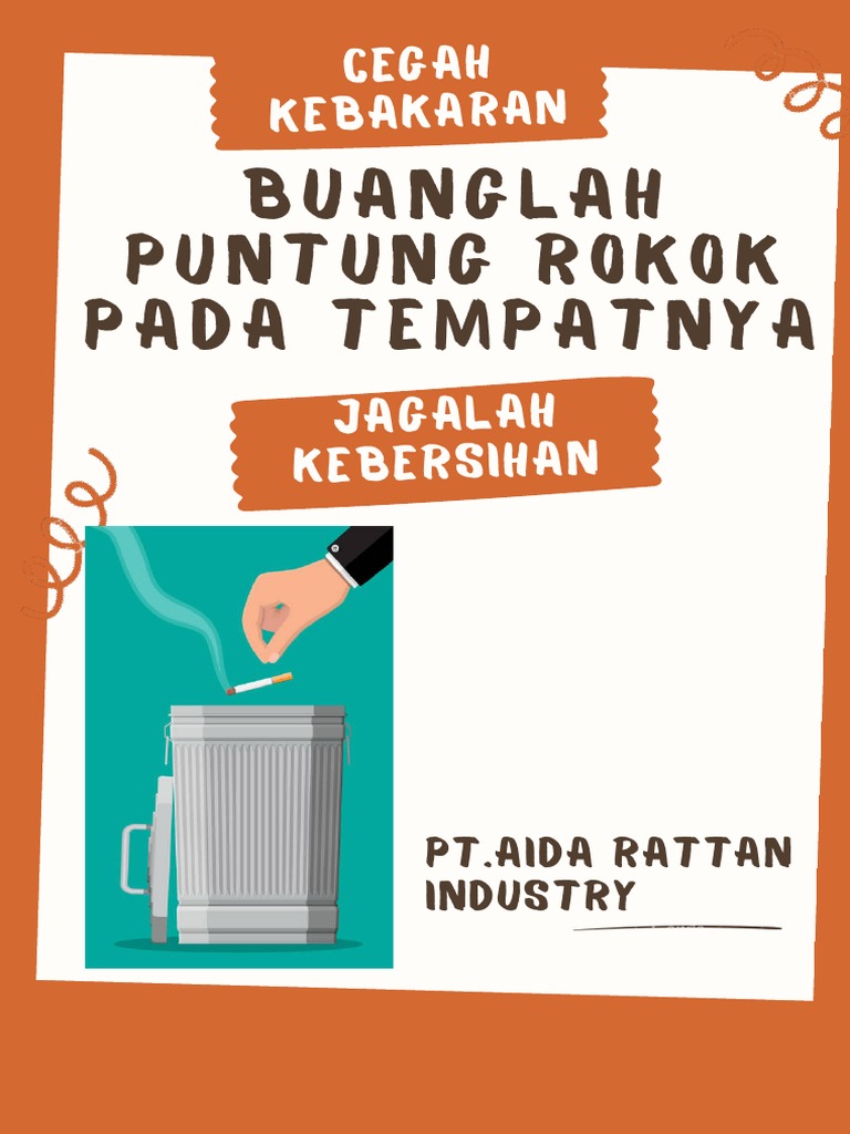 Buanglah Puntung Rokok Pada Tempatnya | PDF