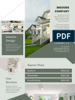 Modern Green Real Estate Company Trifolds Brochure