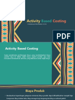 Activity Based Costing