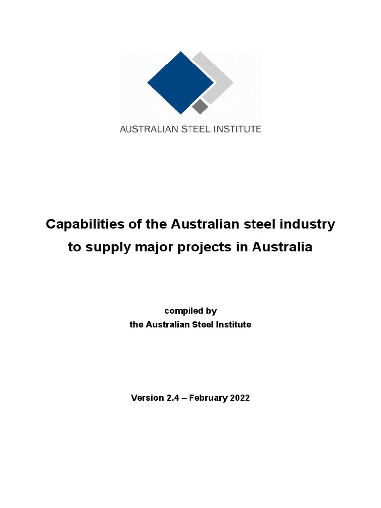Steel Industry Capability Document 110222 | PDF