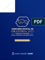 Bases Concurso Estatal de Oratoria 2023 - Injudet