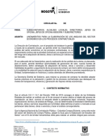 Lineamientos para La Elaboración de Los Análisis Del Sector Económico en Los Procesos Contractuales