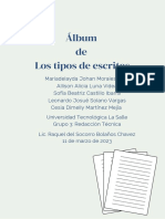 Álbum Tipos de Escritos