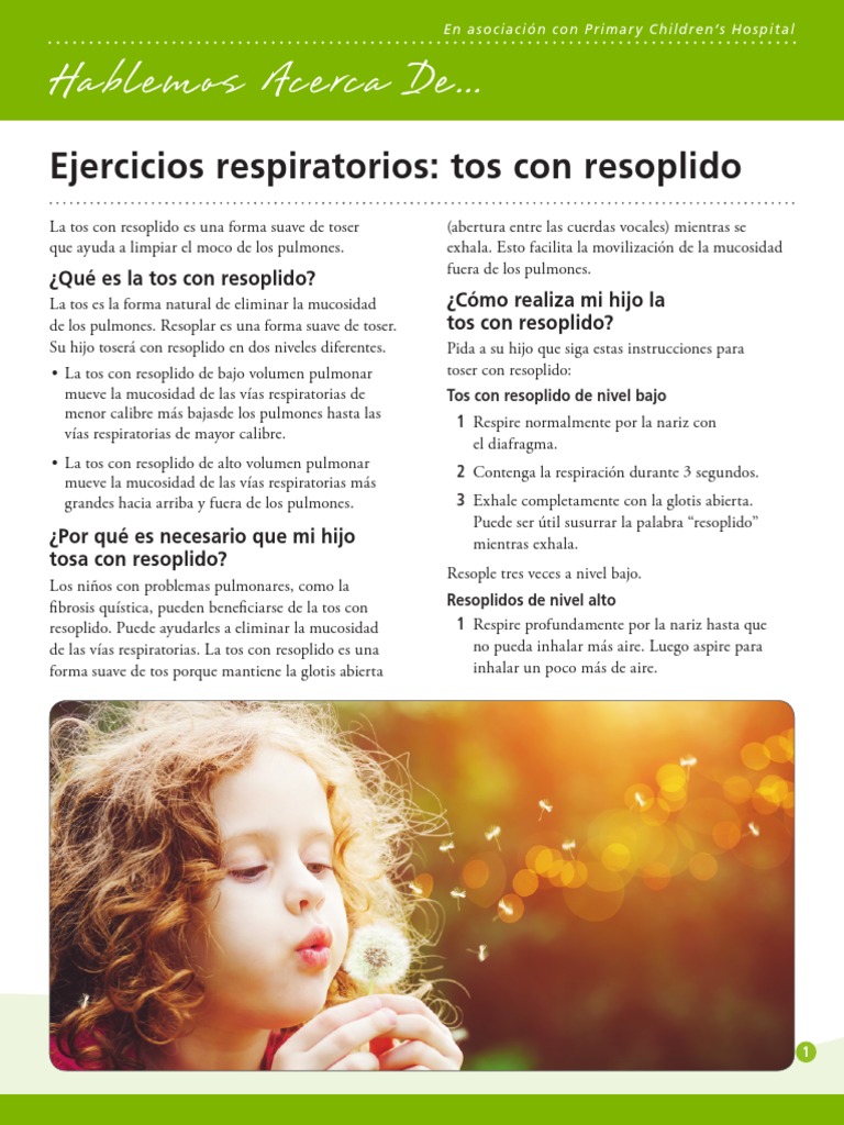 Breathing Exercises Huff Coughing (Let's Talk About... Pediatric