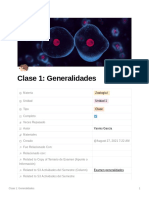 Notas de Zoología I - Generalidades de Los Metazoos