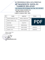 Daftar Nama Panitia Us