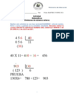 Actividad 29 Junio Matematicas