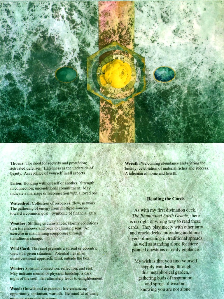 The Faceted Garden Oracle | PDF