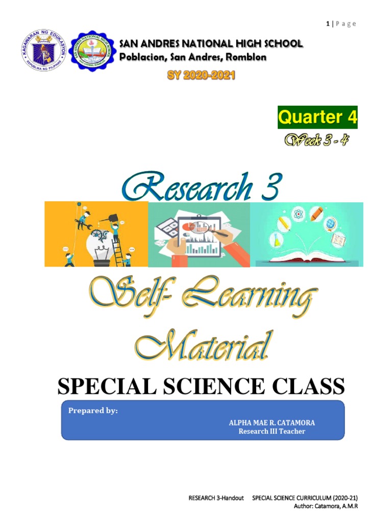 Research III.Q4.Wk 3 4 | PDF