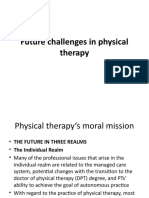 Future Challenges in Physical Therapy