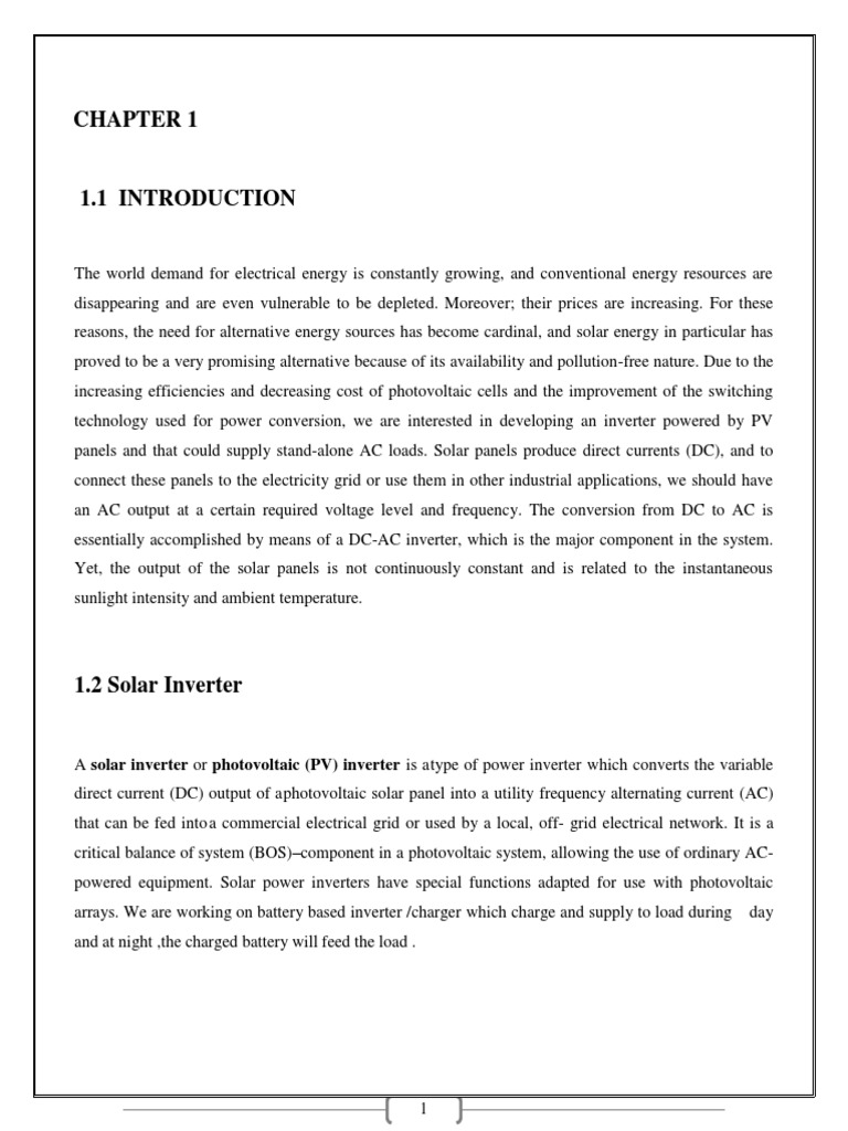 Solar Inverters: A Comprehensive Guide | PDF | Resistor | Photovoltaic ...