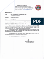 RODRIGUEZ FS - Explanation Letter-SFO3 Danilo M Basilan