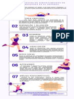 Infografía Deportiva Listado de Beneficios de Realizar Ejercicio Físico Informativo Azul