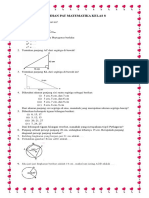 Latihan Pat Matematika Kelas 8