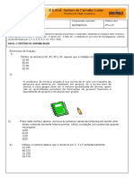 Exercicios de Fixação 6º Ano A e B - Aula 2