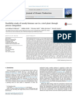 Feasibility Study of Woody-Biomass Use in A Steel Plant Through Process Integration