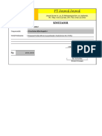 Contoh Template Kwitansi Excel Sederhana Ver.1.1