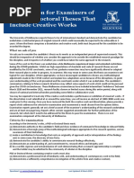 5 Examiner Info PHD and Doctoral Theses Creative Works - New Policy