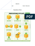 Prepositions of Place