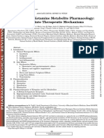 Ketamine and Ketamine Metabolite Pharmacology