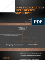 Application of Probability in The Field of Civil